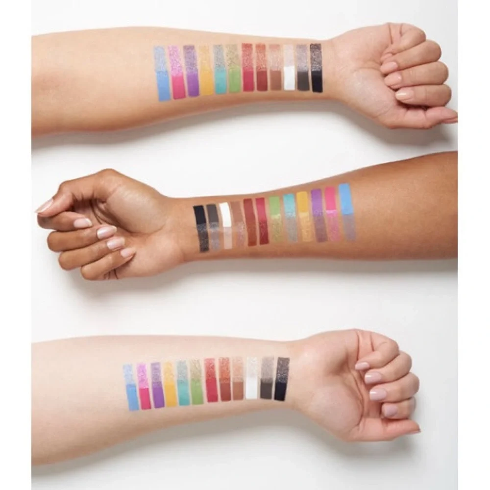 Stila Double Dip Liquid Eyeshadow Duo Beach Wave Teal Blue Sparkle New in Box
